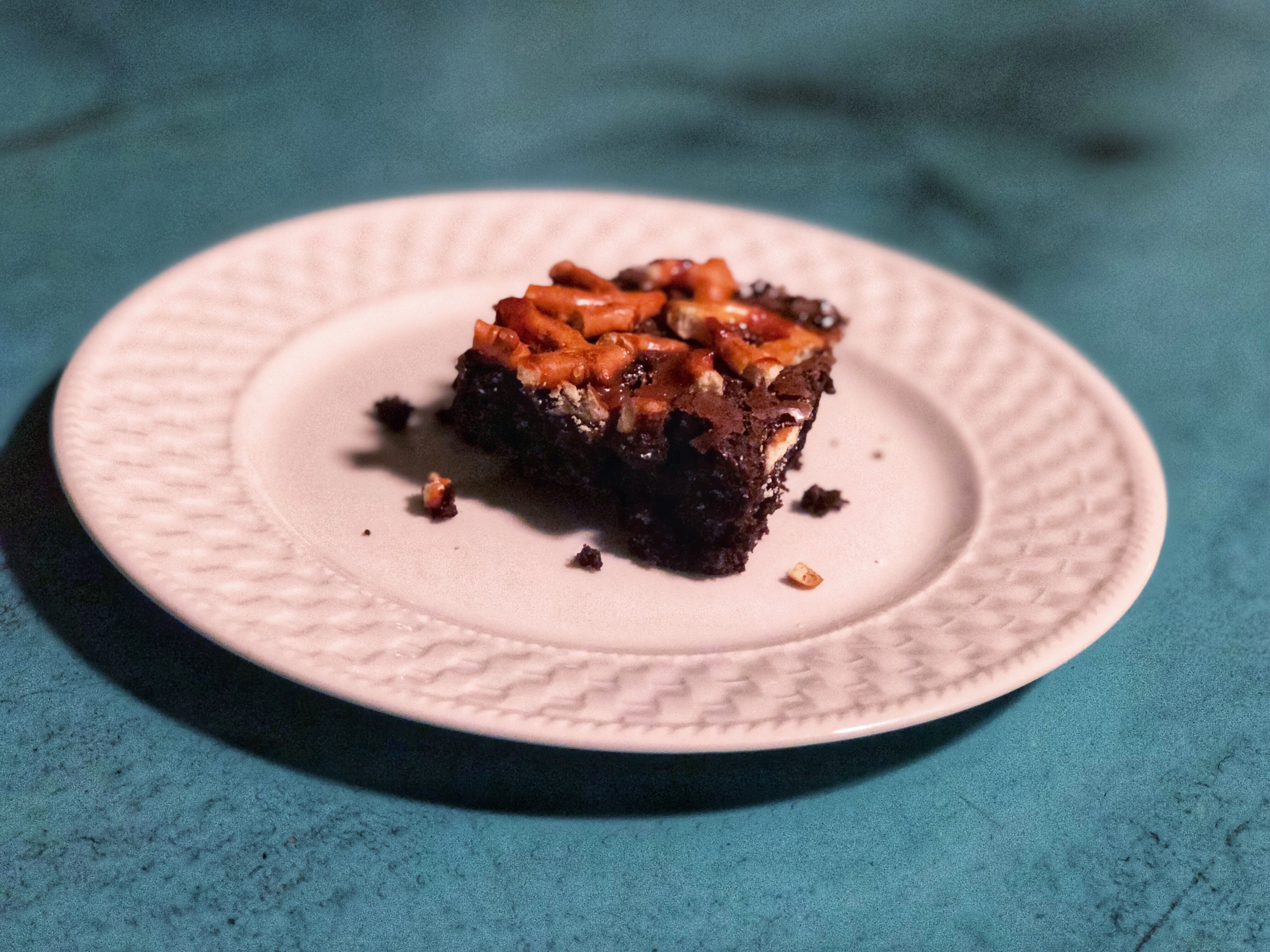 Salted Caramel Pretzel Brownies